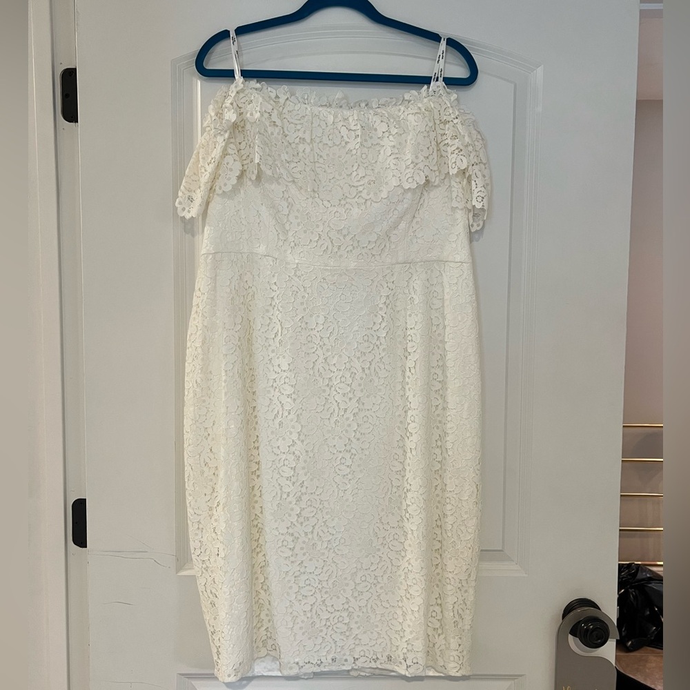 White off the shoulder dress